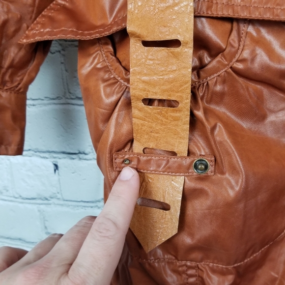 SNOW BEAUTY | zip ruffle ruched spring/fall jacket - Picture 5 of 12